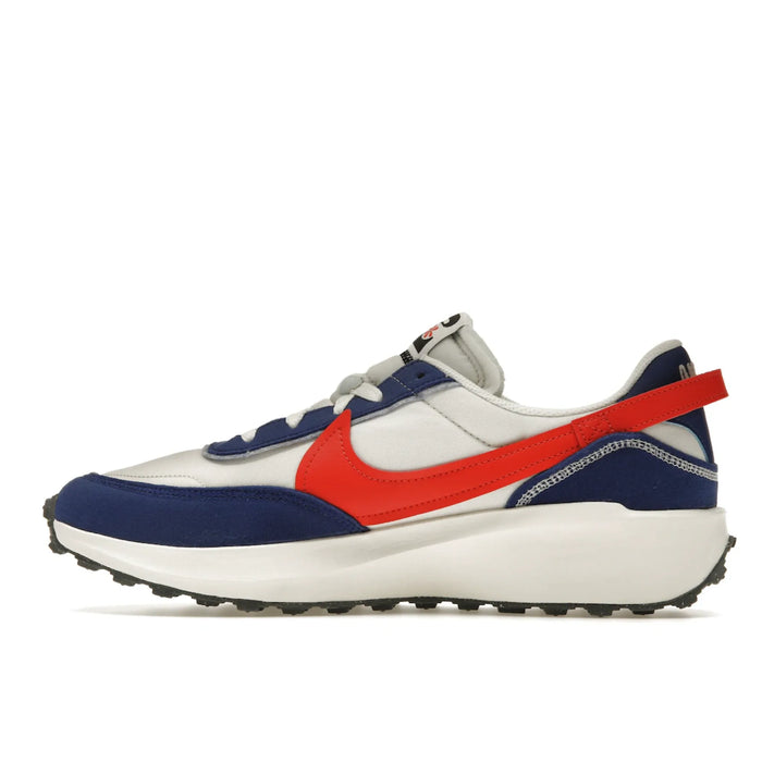 Nike Waffle Debut Swoosh Habanero Red Old Royal