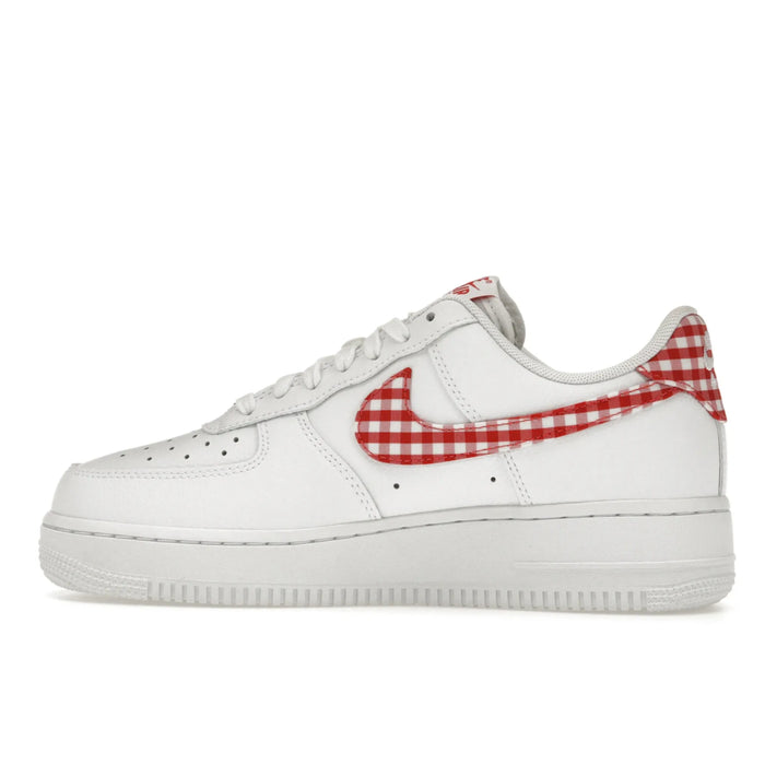 Nike Air Force 1 Low '07 Essential White Mystic Red Gingham (Women's)