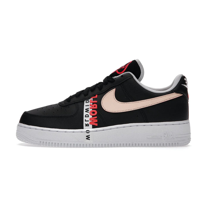 Nike Air Force 1 Low '07 LV8 Worldwide Pack Black Flash Crimson