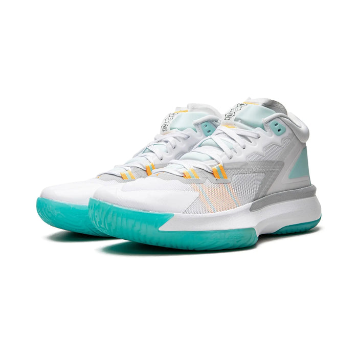 Jordan Zion 1 White Dynamic Turquoise