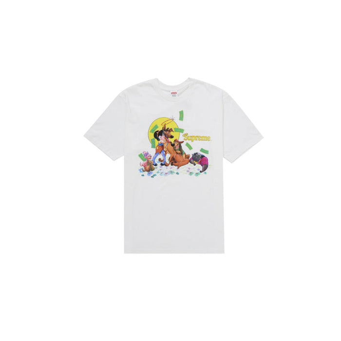 Supreme All Dogs Go To Heaven Tee White