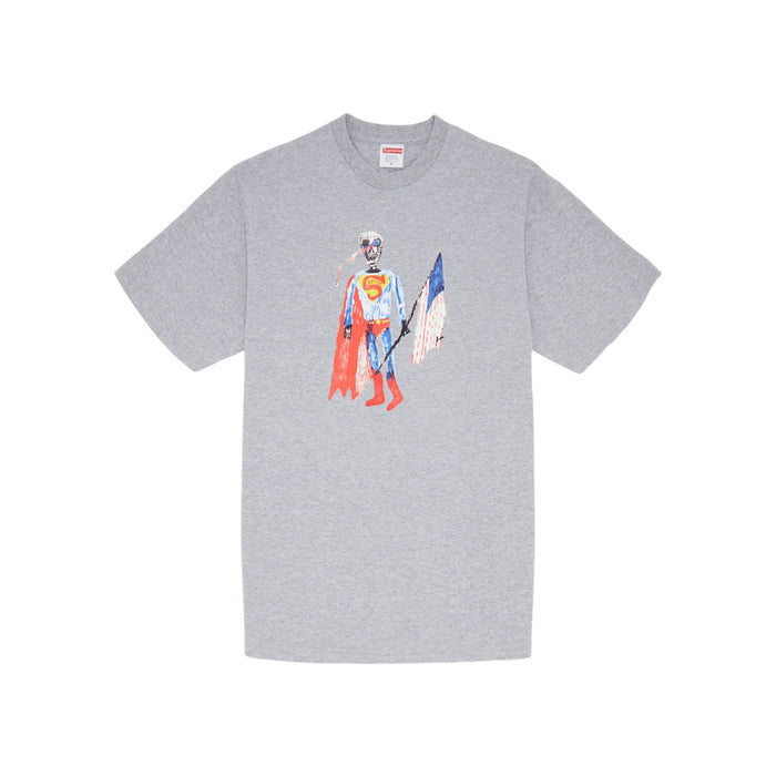Supreme Skeleton Tee Heather Grey