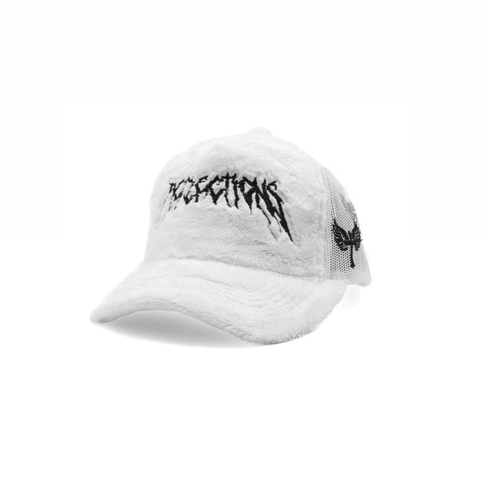 Reflection Luxury Fuzzy Trucker - White / Black