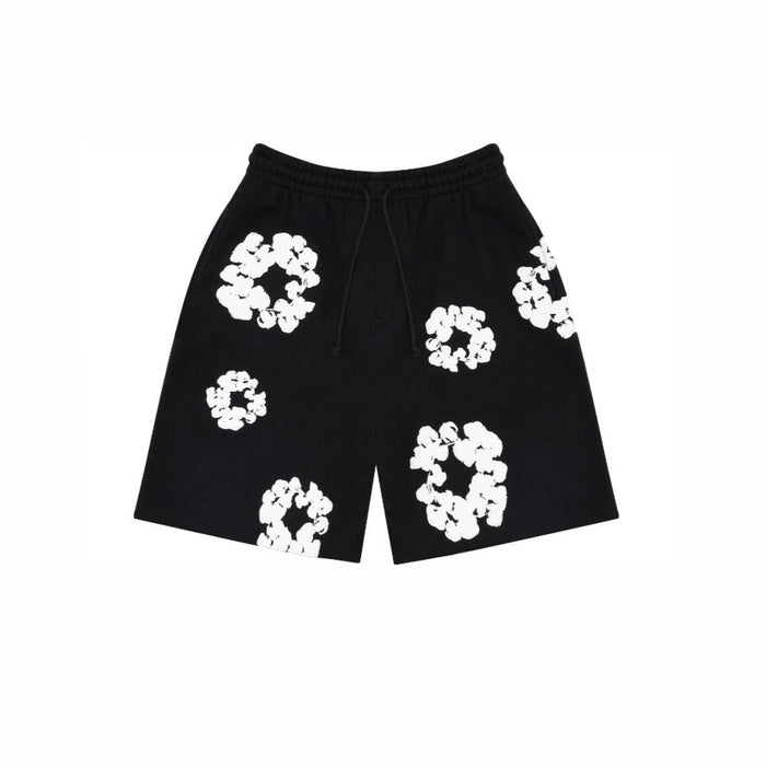 Denim Tears The Cotton Wreath Shorts Black