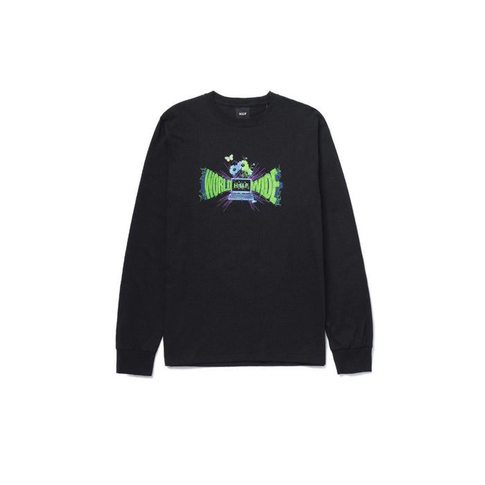 HUF Off-line Longsleeve Tee Black