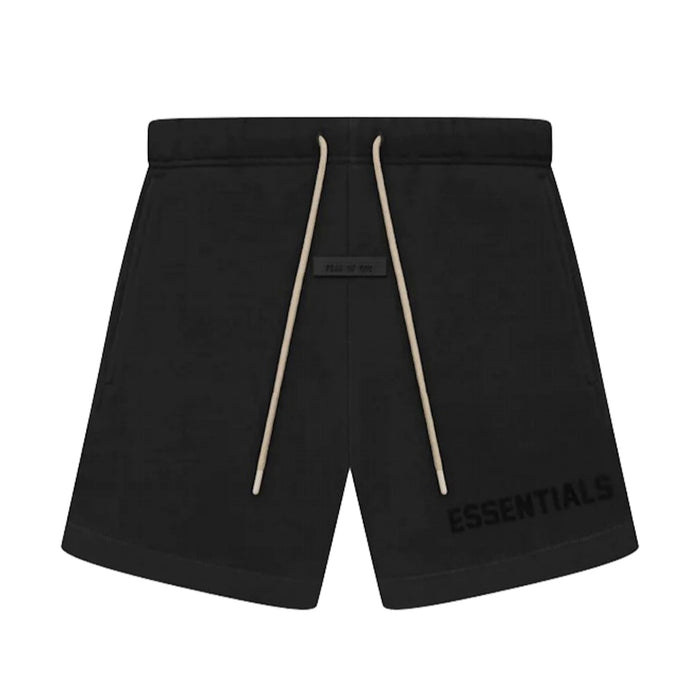 Fear of God Essentials Cream Drawstring Sweatshort Jet Black