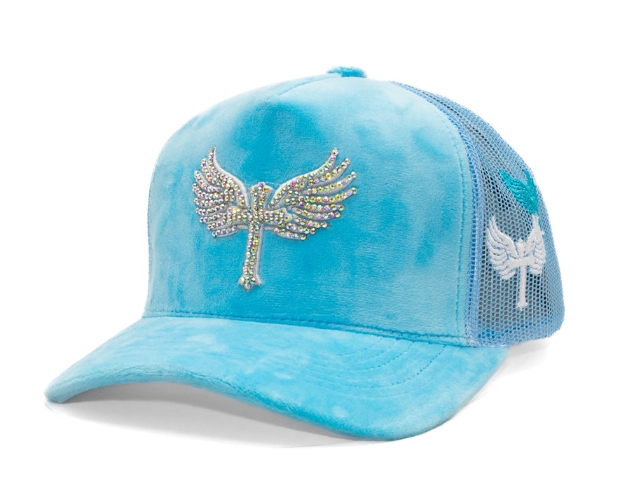 Reflection Luxury Fuzzy Cap Baby Blue