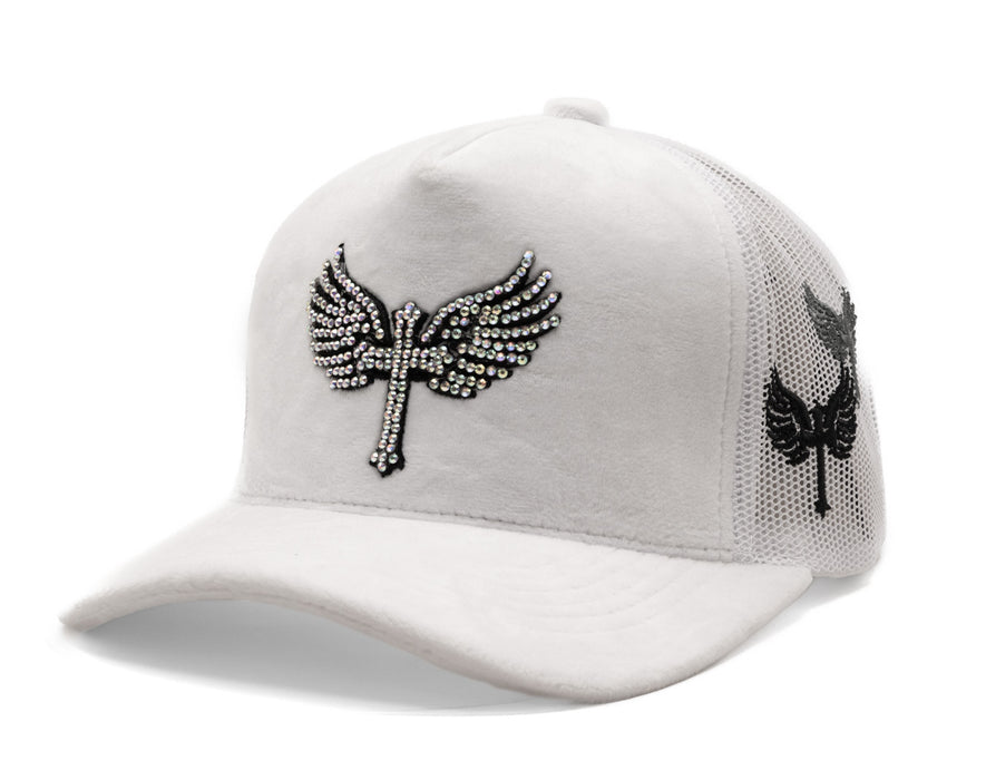 Reflection Luxury Fuzzy Cap White