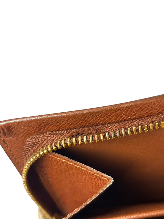 Louis Vuitton Monogram Porte Monnaie Tresor Bi-fold Wallet