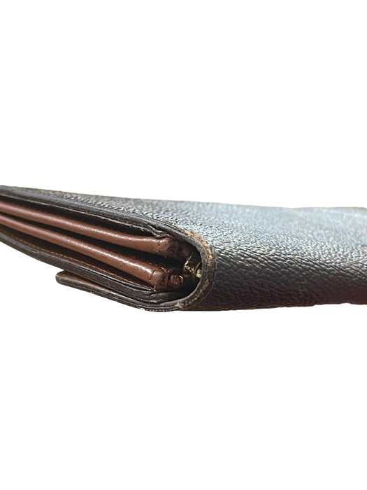 Louis Vuitton Long Wallet Monigram Pochette Porto Monnaie Credit