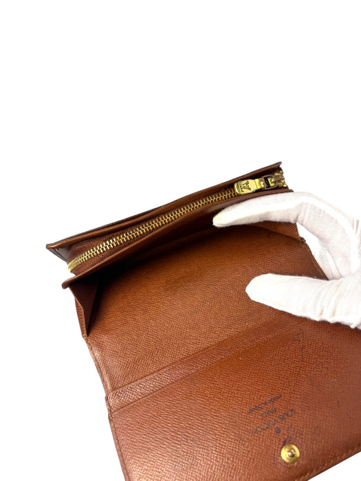 Louis Vuitton Monogram Porte Monnaie Tresor Bi-fold Wallet