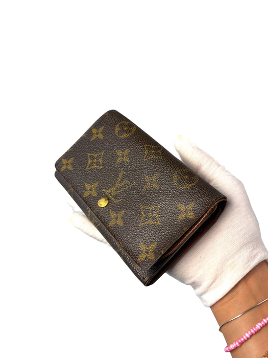 Louis Vuitton Monogram Porte Monnaie Tresor Bi-fold Wallet