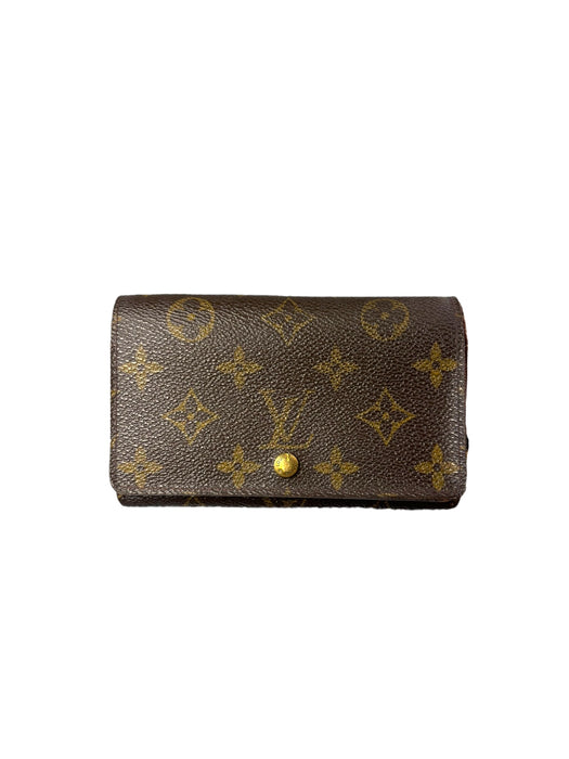 Louis Vuitton Monogram Porte Monnaie Tresor Bi-fold Wallet