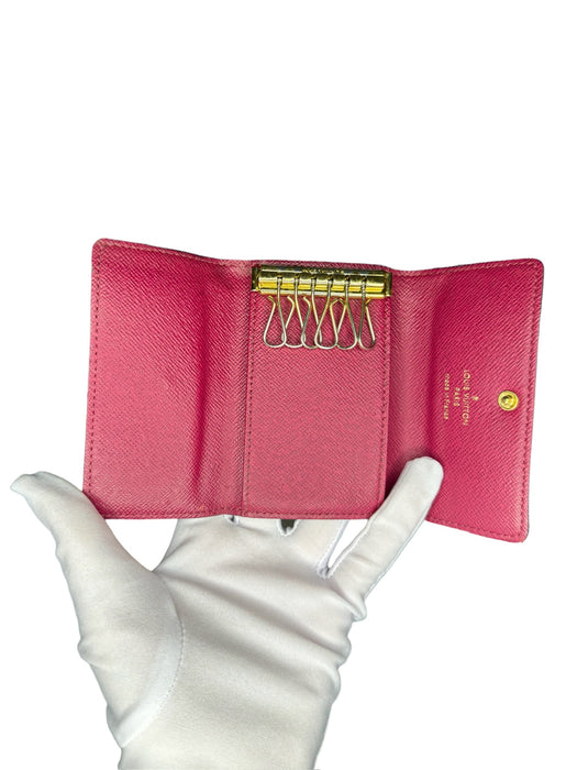 Louis Vuitton 6 Key Holder Monogram Fuchsia