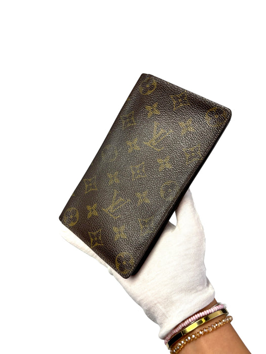 Louis Vuitton Porte Chequier Cartes Credit European Checkbook Wallet