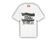 032C Barcode Glitch Tee 'White'