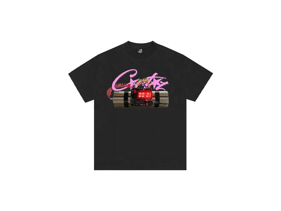 Corteiz No Time 4 Luv Tee Black