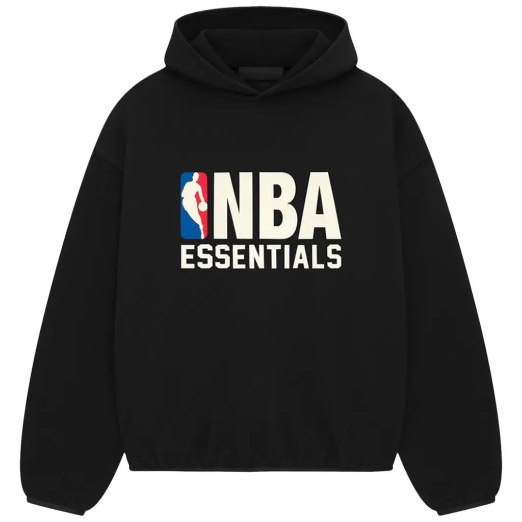 Fear of God Essentials x NBA Hoodie Black