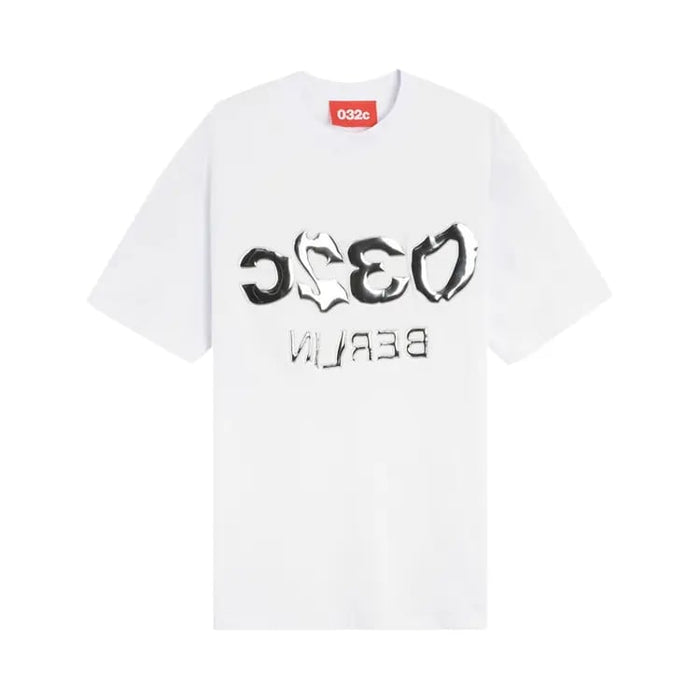 032C Metallic Selfie Glitch Tee 'White'