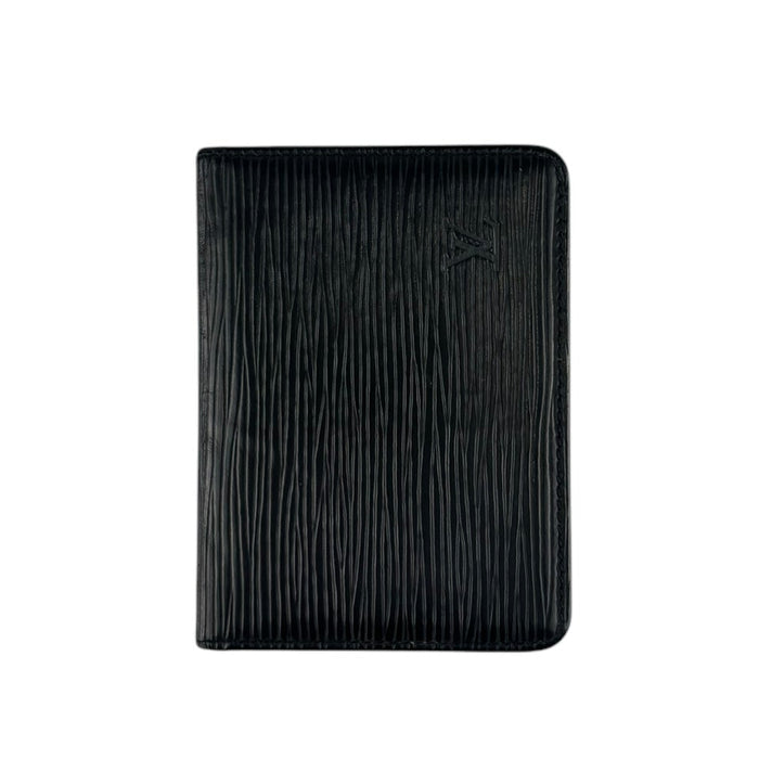 Louis Vuitton Epi Leather Port 2 Vertical Card Case Noir Black (card holder)