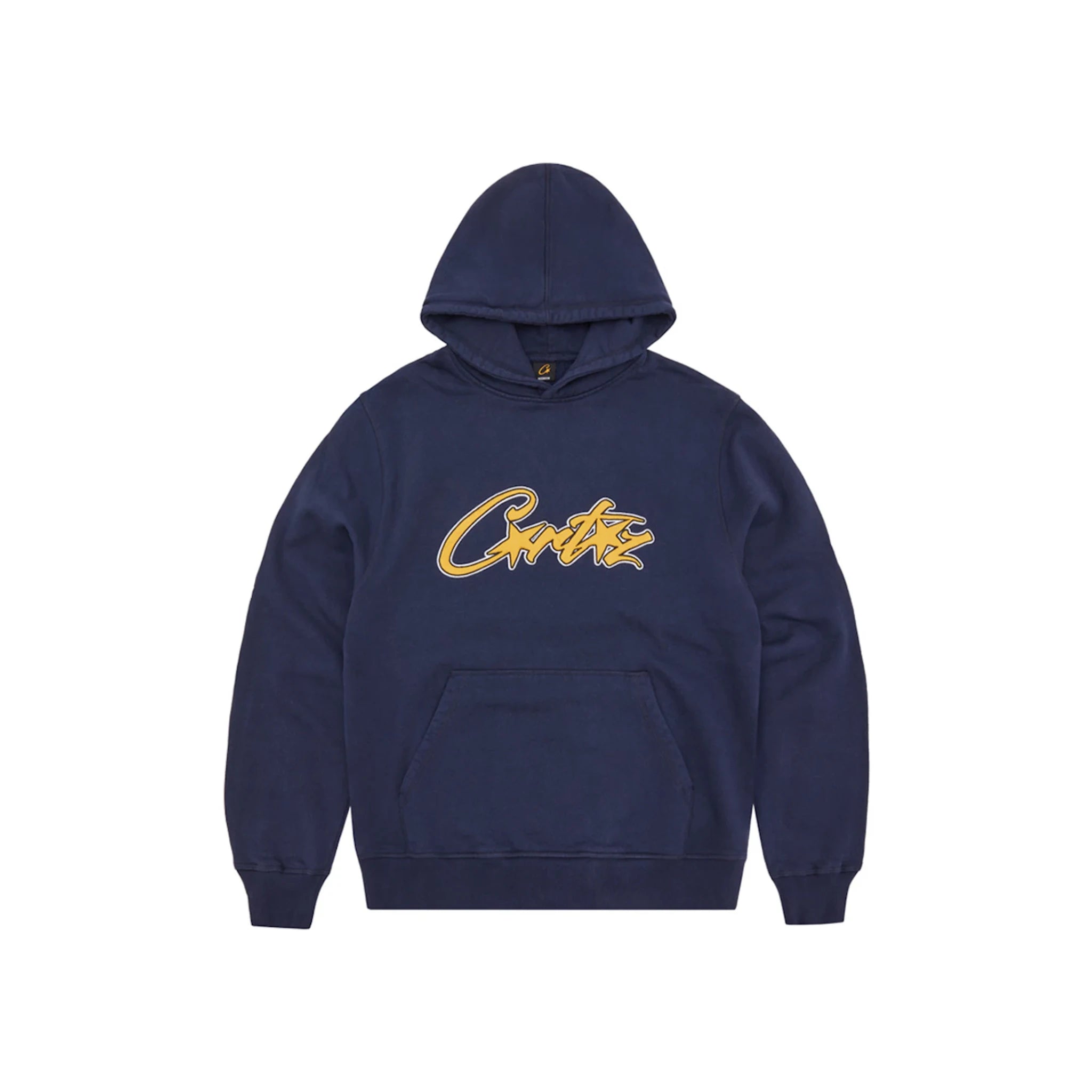 Corteiz Satin Applique Allstarz Hoodie Navy