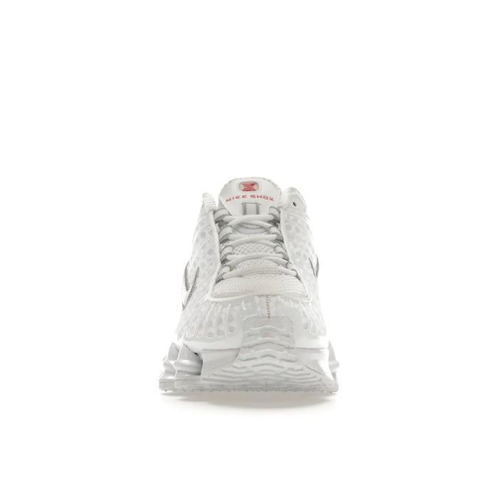 Nike Shox TL White Metallic Silver Max Orange (Women's)