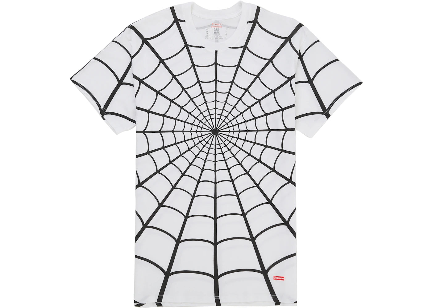 Supreme Hanes Spider-Man Tagless Tees (2 Pack) White