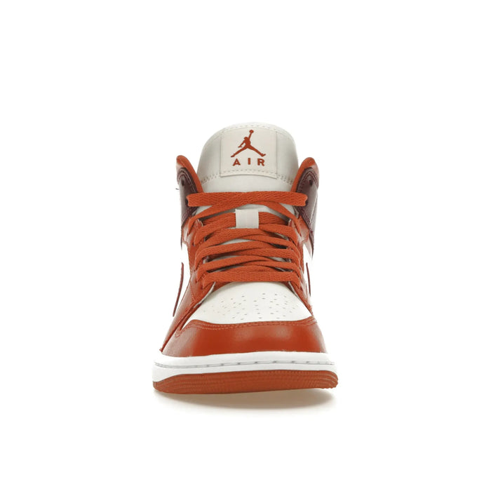 Jordan 1 Mid Dusty Peach Night Maroon (Women's)