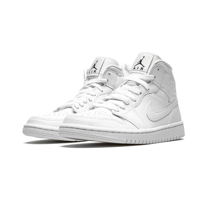 Jordan 1 Mid White Snakeskin (Women's)