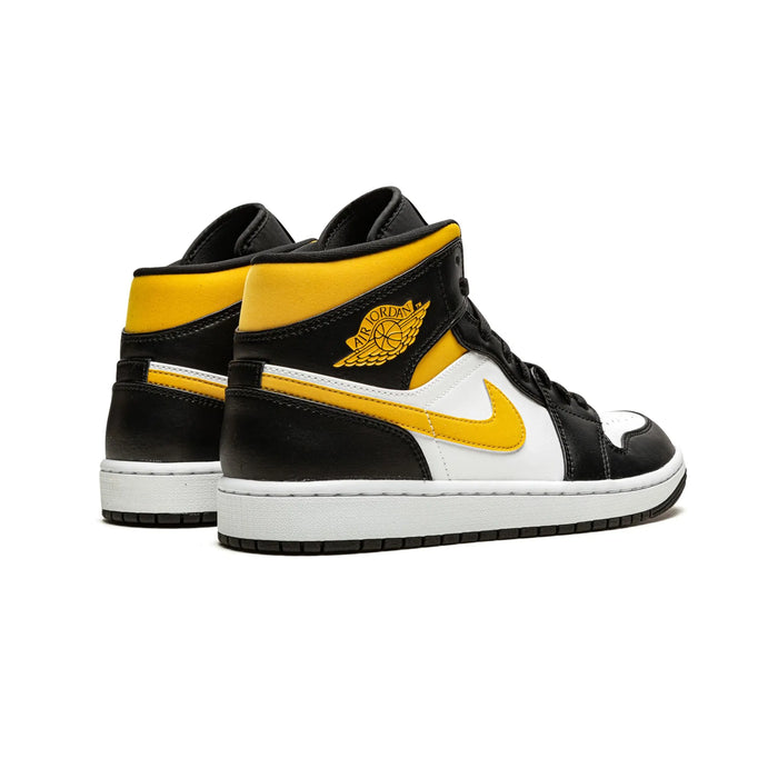 Jordan 1 Mid White Pollen Black