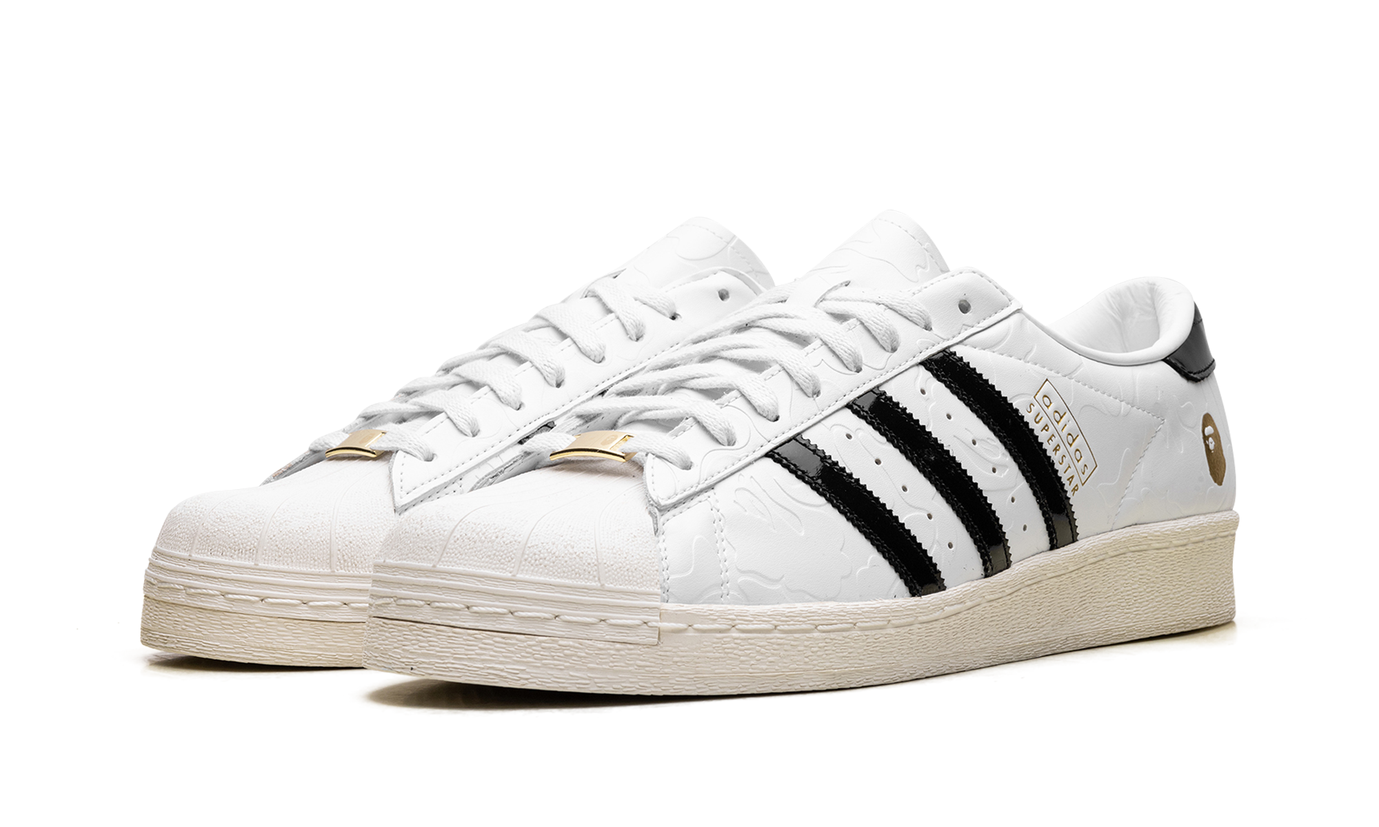 adidas Superstar Vintage Bape White Black