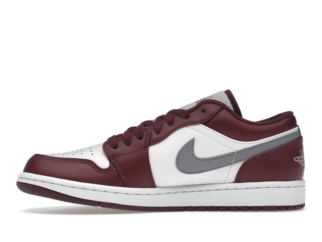 Jordan 1 Low White Bordeaux