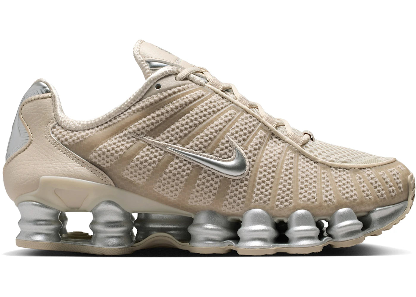 Nike Shox TL Cream Metallic Silver (Women's)