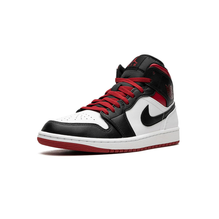 Jordan 1 Mid Gym Red Black Toe