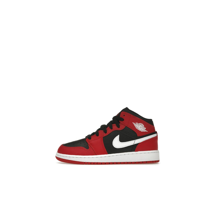 Jordan 1 Mid Gym Red Black White (GS)