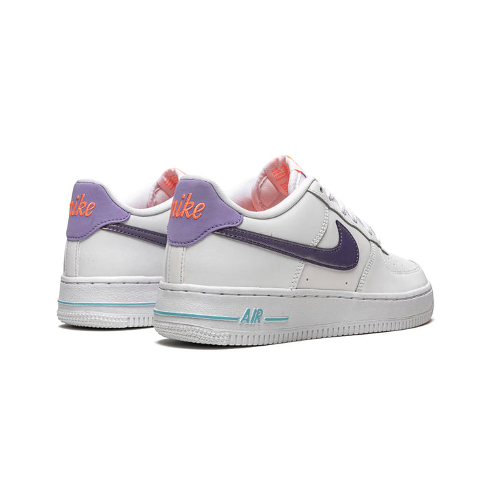 Nike Air Force 1 Low LV8 White Dark Purple (GS)