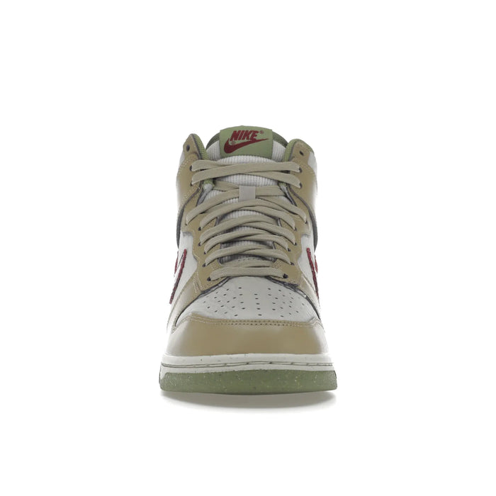 Nike Dunk High Tumbled Tan White Brown (Women's)