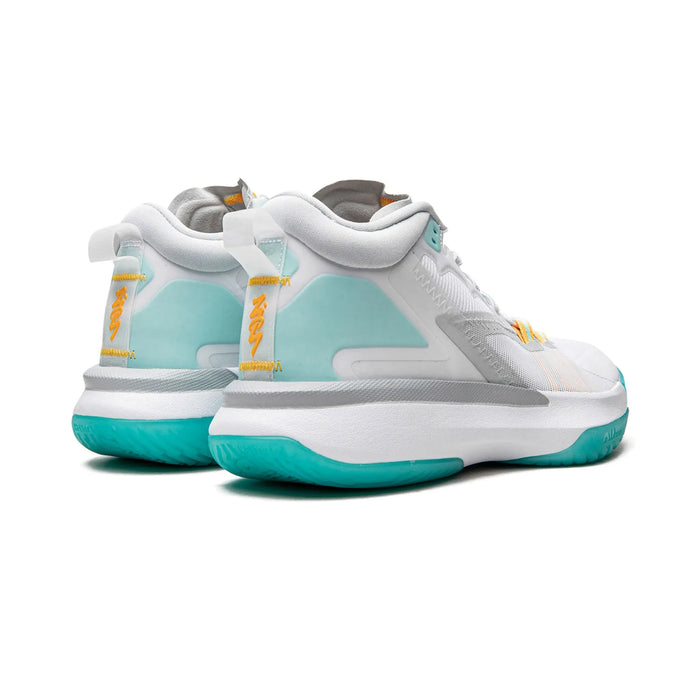 Jordan Zion 1 White Dynamic Turquoise