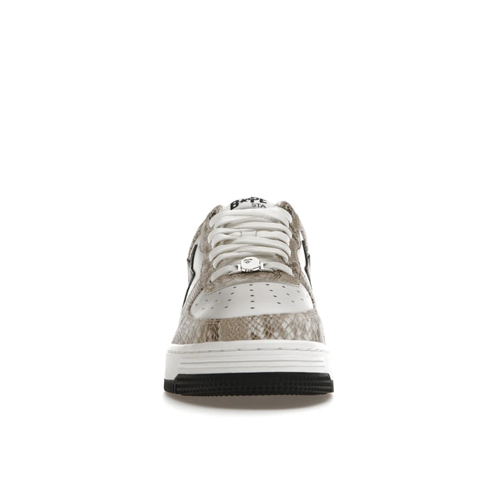 A Bathing Ape Bape Sta Snake Skin Beige