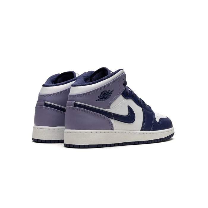 Jordan 1 Mid White Sky J Purple (GS)