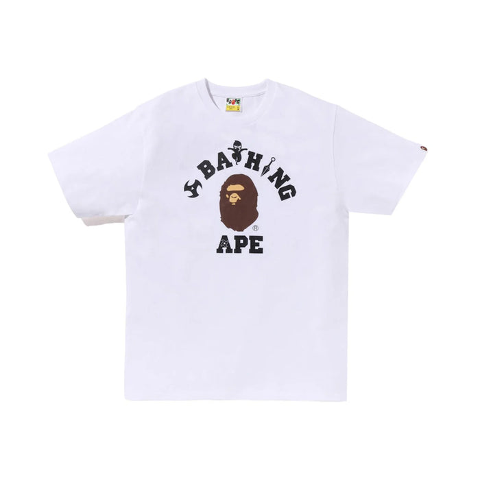 BAPE Ninja College Tee White