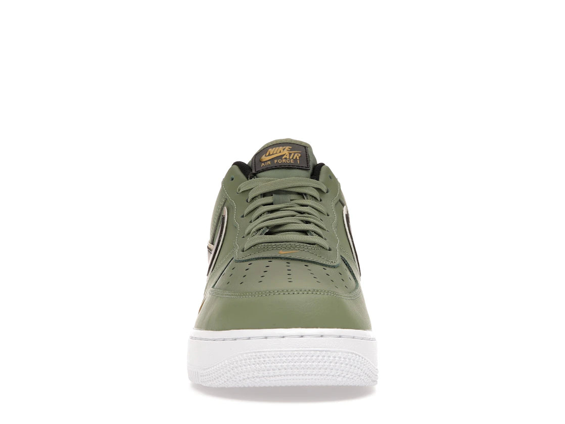 Nike Air Force 1 Low '07 LV8 Double Swoosh Olive Gold Black
