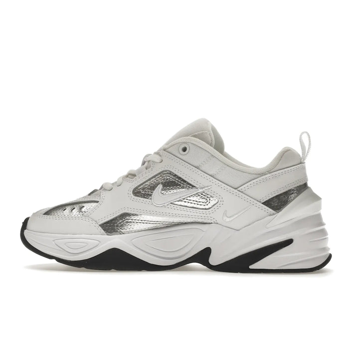 Nike M2K Tekno White Metallic Silver Black (Women's)