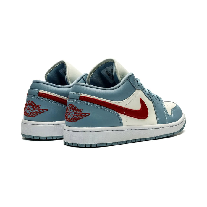 Jordan 1 Low Blue Whisper Dune Red (Women's)