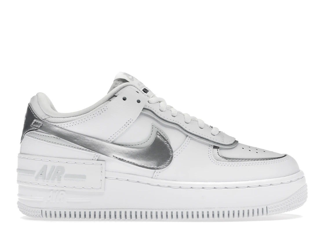 Nike Air Force 1 Low Shadow White Pure Platinum Metallic Silver (Women's)