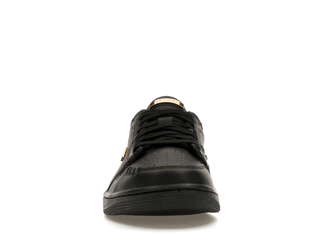 Jordan 1 Low Method of Make Black Metallic Gold (Women's)