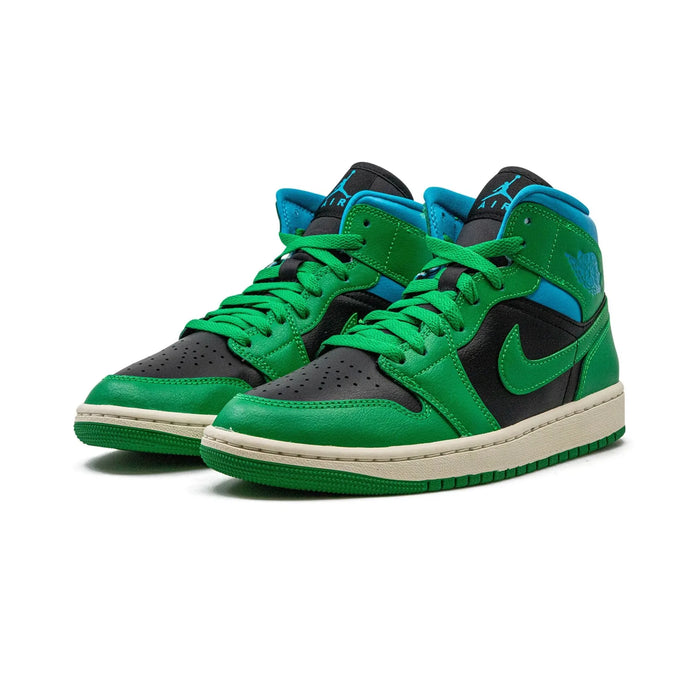 Jordan 1 Mid Lucky Green Aquatone (Women's)