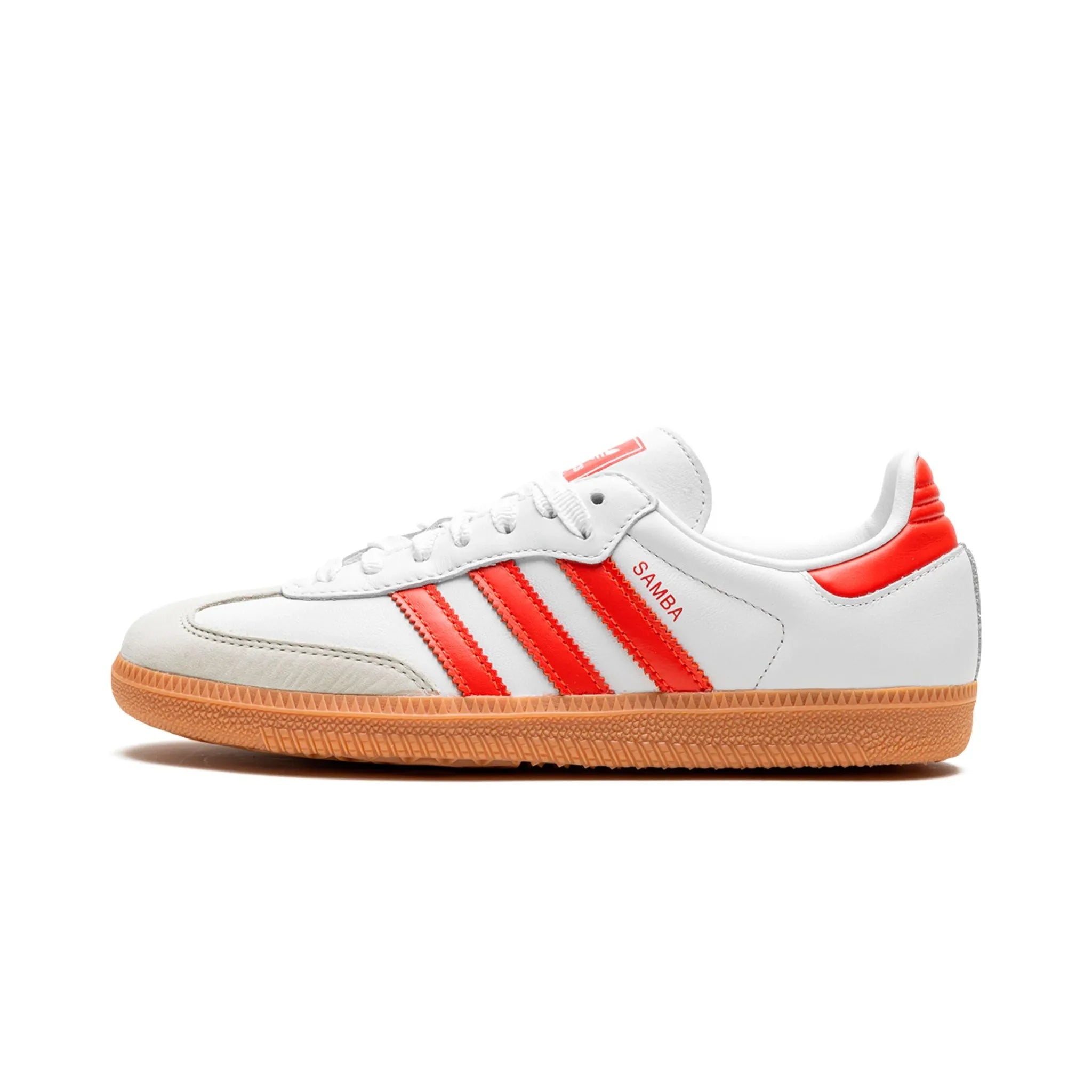Adidas Samba OG White Solar Red Gum (damskie)