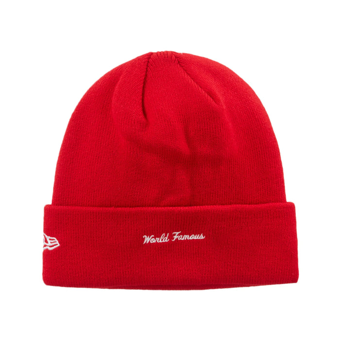 Supreme New Era Box Logo Beanie (FW23) Red