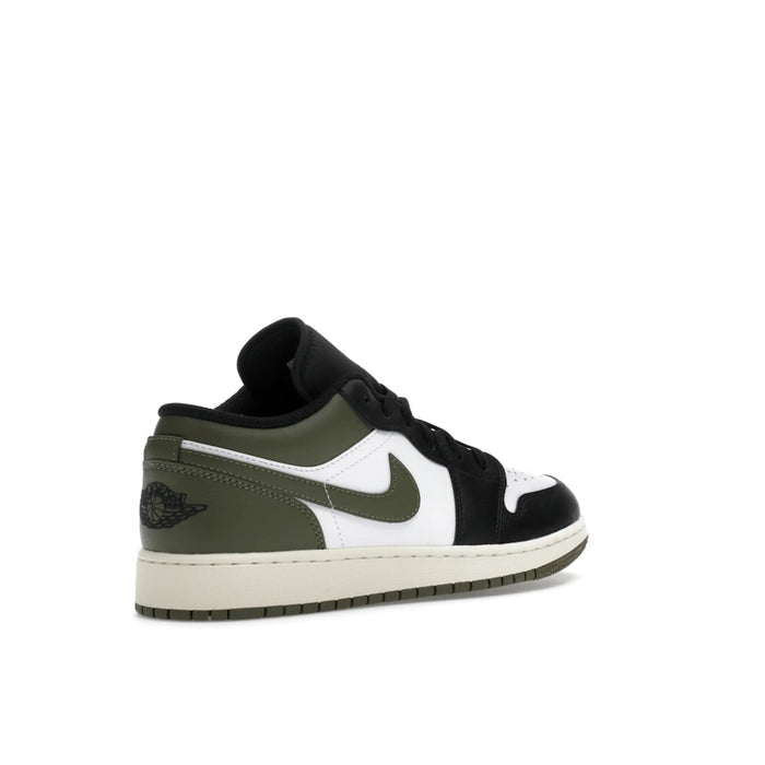 Jordan 1 Low Black Toe Medium Olive (GS)